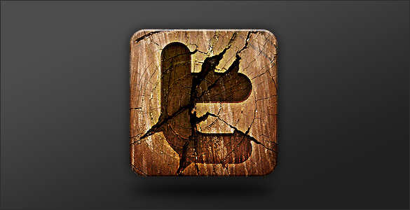 blog_derelicticon grunge wooden twitter icon