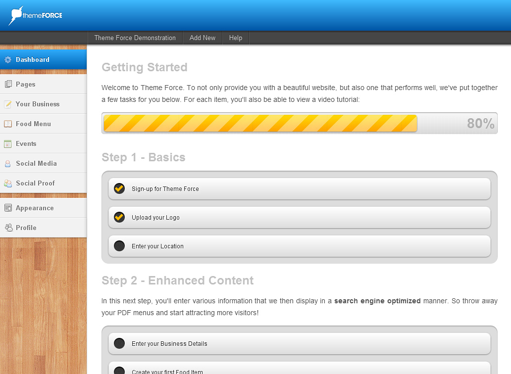 tf_33_started2 custom wordpress admin