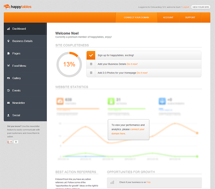 Interface Onboarding