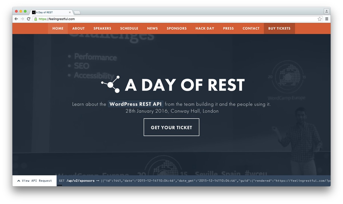 REST API React WordPress